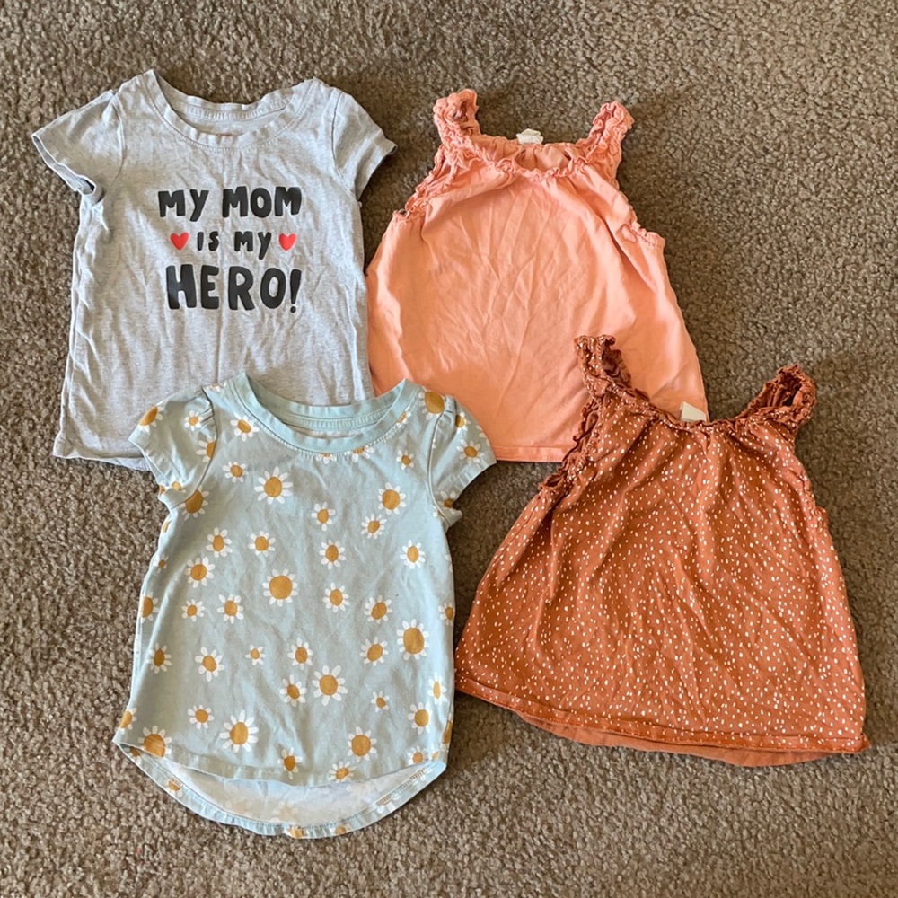 Toddler girl T-shirt and tank tops 3T